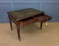 Victorian Mahogany 2 Drawer Reeded Leg Writing Table (15 of 15) Victorian Mahogany 2 Drawer Reeded Leg Writing Table (15 of 15)