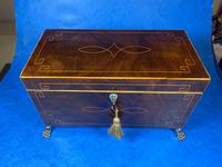 Regency Mahogany Twin Lidded Tea Caddy (16 of 17) Regency Mahogany Twin Lidded Tea Caddy (16 of 17)