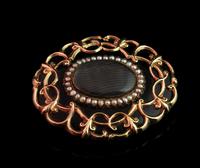 Antique Victorian Mourning Brooch, 9ct Gold Black Enamel (2 of 10) Antique Victorian Mourning Brooch, 9ct Gold Black Enamel (2 of 10)