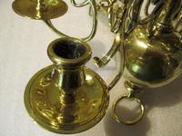 A Dutch Style 6 Branch Brass Ball Chandelier (2 of 4) A Dutch Style 6 Branch Brass Ball Chandelier (2 of 4)
