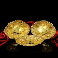 Majestic Antique Solid Silver Gilt Large Dishes / Bowls - Set of 3 - John Aldwinckle & Thomas Slater 1892 (12 of 18) Majestic Antique Solid Silver Gilt Large Dishes / Bowls - Set of 3 - John Aldwinckle & Thomas Slater 1892 (12 of 18)