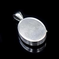 Antique Victorian Sterling Silver Oval Buckle Locket Pendant (6 of 10) Antique Victorian Sterling Silver Oval Buckle Locket Pendant (6 of 10)