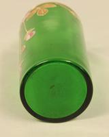 Antique Green Glass Decorated Vase. (3 of 6) Antique Green Glass Decorated Vase. (3 of 6)