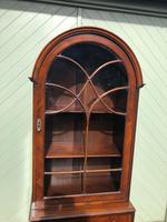 Antique Slim Figured Walnut Bookcase (6 of 12) Antique Slim Figured Walnut Bookcase (6 of 12)