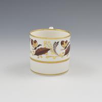 Barr, Flight & Barr Porcelain Coffee Can Holly Leaves & Butterflies c.1807 (6 of 6) Barr, Flight & Barr Porcelain Coffee Can Holly Leaves & Butterflies c.1807 (6 of 6)