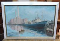 Oil on board seascape Shoreham Power Station Listed Artist Max Parsons ARCA (5 of 10) Oil on board seascape Shoreham Power Station Listed Artist Max Parsons ARCA (5 of 10)