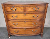 Edwardian Inlaid Satinwood Bow Fronted Chest of Drawers (2 of 9) Edwardian Inlaid Satinwood Bow Fronted Chest of Drawers (2 of 9)