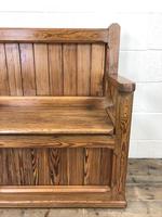 Rustic Pitch Pine Settle Bench (4 of 9) Rustic Pitch Pine Settle Bench (4 of 9)