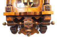 Rare Impressive Antique Burr Walnut 8-Day Twin Weight Striking Vienna Regulator Wall Clock by Gustav Becker (11 of 13) Rare Impressive Antique Burr Walnut 8-Day Twin Weight Striking Vienna Regulator Wall Clock by Gustav Becker (11 of 13)