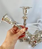 Very Good Quality Silver Plated Sheffield Candlesticks c.1850 (5 of 6) Very Good Quality Silver Plated Sheffield Candlesticks c.1850 (5 of 6)