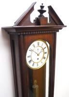 Antique German Single Weight Walnut 8-Day Vienna Regulator Wall Clock (8 of 10) Antique German Single Weight Walnut 8-Day Vienna Regulator Wall Clock (8 of 10)