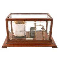 Edwardian Oak Cased Barograph (4 of 8) Edwardian Oak Cased Barograph (4 of 8)