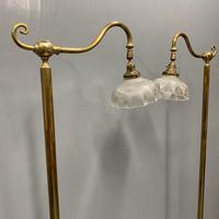 Pair of Adjustable Brass Standard Lamps (2 of 7) Pair of Adjustable Brass Standard Lamps (2 of 7)