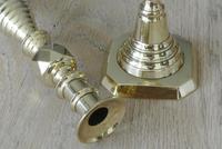 Pair of Large Victorian Beehive & Diamond Brass Candlesticks c.1890 - Pushers 11.75" (2 of 7) Pair of Large Victorian Beehive & Diamond Brass Candlesticks c.1890 - Pushers 11.75" (2 of 7)