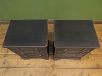 Pair of Antique Style Black Painted Bedside Chests, Gothic Shabby Chic (2 of 13) Pair of Antique Style Black Painted Bedside Chests, Gothic Shabby Chic (2 of 13)