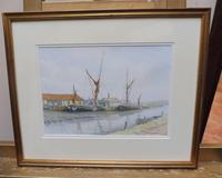 Watercolour Brick wharves near Milton Listed artist Alan Whitehead (Free shipping to Mainland England) (10 of 10) Watercolour Brick wharves near Milton Listed artist Alan Whitehead (Free shipping to Mainland England) (10 of 10)