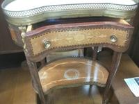 Onyx and Galleried Top Side Table (2 of 2) Onyx and Galleried Top Side Table (2 of 2)