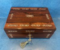 William IV Mother Pearl Inlaid Rosewood Box (4 of 12) William IV Mother Pearl Inlaid Rosewood Box (4 of 12)