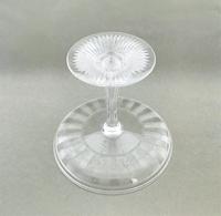 Gorgeous Victorian cut glass & frosted Tazza (2 of 4) Gorgeous Victorian cut glass & frosted Tazza (2 of 4)