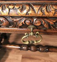 Victorian Carved Oak Library Table (17 of 25) Victorian Carved Oak Library Table (17 of 25)
