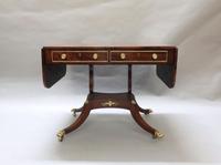 Regency Figured Mahogany Sofa Table (11 of 11) Regency Figured Mahogany Sofa Table (11 of 11)