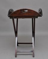 Early 20th Century mahogany folding butlers tray on stand (8 of 8) Early 20th Century mahogany folding butlers tray on stand (8 of 8)