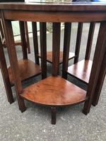Edwardian Mahogany Round Nest of 5 Tables (6 of 9) Edwardian Mahogany Round Nest of 5 Tables (6 of 9)