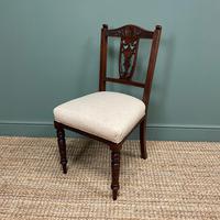 Set of Six Edwardian Walnut Antique Dining Chairs (5 of 8) Set of Six Edwardian Walnut Antique Dining Chairs (5 of 8)