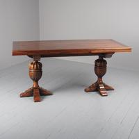 Jacobean Style Carved Oak Pull Out Dining Table (10 of 12) Jacobean Style Carved Oak Pull Out Dining Table (10 of 12)
