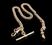 Antique 9ct Rose gold Albert chain (13 of 14) Antique 9ct Rose gold Albert chain (13 of 14)