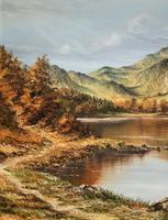 Original 20th Century Snowdonia Lake North Wales Welsh Mountain Landscape Oil Painting (4 of 12) Original 20th Century Snowdonia Lake North Wales Welsh Mountain Landscape Oil Painting (4 of 12)