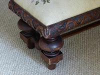Victorian Mahogany Framed Foot Stool (4 of 6) Victorian Mahogany Framed Foot Stool (4 of 6)