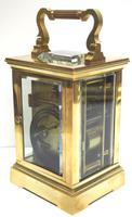 Good Antique French 8-day Carriage Clock Bevelled Case Large Dial & Carry Handle (10 of 13) Good Antique French 8-day Carriage Clock Bevelled Case Large Dial & Carry Handle (10 of 13)