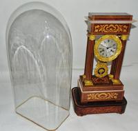 French Rosewwod Portico Clock Complete with Dome & Stand (7 of 9) French Rosewwod Portico Clock Complete with Dome & Stand (7 of 9)