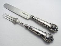 Unusual Miniature Toy Georgian 1834 Solid Sterling Silver Christening / Childs Pair of Knife & Fork Set. English Kings Pattern (3 of 10) Unusual Miniature Toy Georgian 1834 Solid Sterling Silver Christening / Childs Pair of Knife & Fork Set. English Kings Pattern (3 of 10)