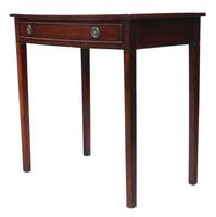 19th Century Mahogany Bow Front Writing Desk Dressing Table (2 of 6) 19th Century Mahogany Bow Front Writing Desk Dressing Table (2 of 6)