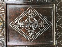 Antique 18th Century Carved Oak Coffer (M-1635) (4 of 13) Antique 18th Century Carved Oak Coffer (M-1635) (4 of 13)