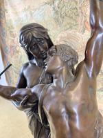 Stunning Large Bronze Group ‘Gloria Patriae’ by Eugene Marioton (6 of 9) Stunning Large Bronze Group ‘Gloria Patriae’ by Eugene Marioton (6 of 9)