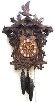 Antique Carved Early Cuckoo Clock Weight Driven Visible Pendulum (11 of 14) Antique Carved Early Cuckoo Clock Weight Driven Visible Pendulum (11 of 14)