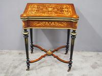 Louis XV Style French Marquetry Games / Side Table (2 of 15) Louis XV Style French Marquetry Games / Side Table (2 of 15)