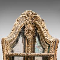 Antique Mirrored Corner Shelf, English, Gilt Gesso, Decorative Display, Regency (6 of 9) Antique Mirrored Corner Shelf, English, Gilt Gesso, Decorative Display, Regency (6 of 9)
