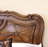 Unusual Italian Extra Wide Bedstead in Walnut (6 of 8) Unusual Italian Extra Wide Bedstead in Walnut (6 of 8)