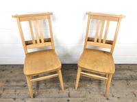Set of Four Vintage Beech Chapel Chairs (6 of 16) Set of Four Vintage Beech Chapel Chairs (6 of 16)