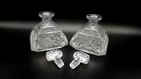 7 Piece Art Deco Glass Vanity Set with Perfume Bottles (4 of 7) 7 Piece Art Deco Glass Vanity Set with Perfume Bottles (4 of 7)