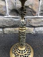 Antique Ornate Walnut & Brass Wine Table (3 of 5) Antique Ornate Walnut & Brass Wine Table (3 of 5)