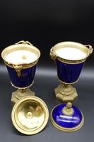 Good Pair of Late 19th Century Sèvres Type Porcelain Lidded Vases (3 of 8) Good Pair of Late 19th Century Sèvres Type Porcelain Lidded Vases (3 of 8)