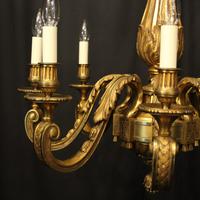French Gilded Bronze 8 Light Antique Chandelier (2 of 10) French Gilded Bronze 8 Light Antique Chandelier (2 of 10)