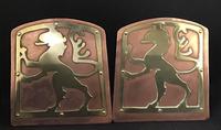 Pair of Copper & Brass Arts & Crafts Bookends (3 of 4) Pair of Copper & Brass Arts & Crafts Bookends (3 of 4)