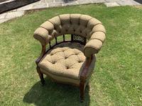 Late Mahogany Victorian Tub / Occasional Chair (3 of 4) Late Mahogany Victorian Tub / Occasional Chair (3 of 4)