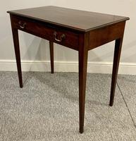 Antique Mahogany Side Table with Drawer (6 of 9) Antique Mahogany Side Table with Drawer (6 of 9)